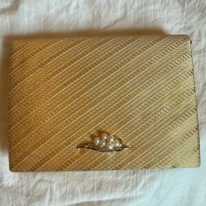 Mikimoto Silver and Gold Clutch